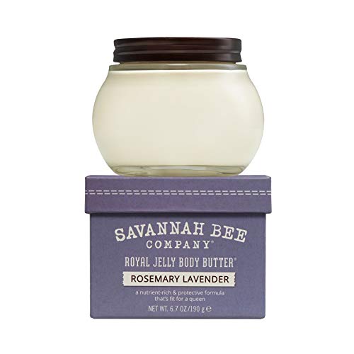 Royal Jelly Body Butter ROSEMARY LAVENDER by Savannah Bee Company - 6.7 Ounce - BeesActive Australia