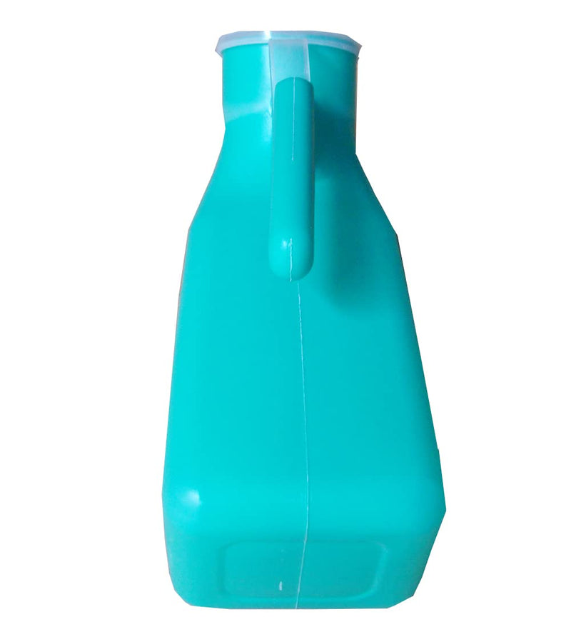 Atoke 2 Pack Male Urinal Urine Bottle for Men, Thick Portable Pee Bottle with Lid for Travel,Hospitals, Emergency, and Camping Green - BeesActive Australia