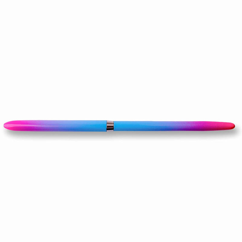 SILPECWEE 1Pc UV Gel Nail Ombre Brush Alloy Handle Nylon Hair Nail Art Gradient Painting Drawing Pen Manicure Brush Tools NO3 - BeesActive Australia