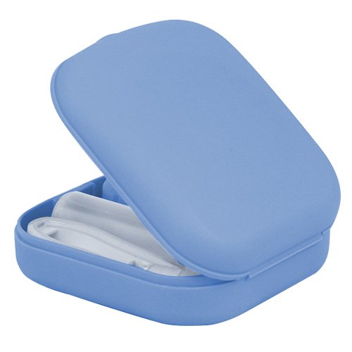 Accessotech Blue Mini Contact Lens Travel Kit Case Pocket Size Storage Holder Container - BeesActive Australia