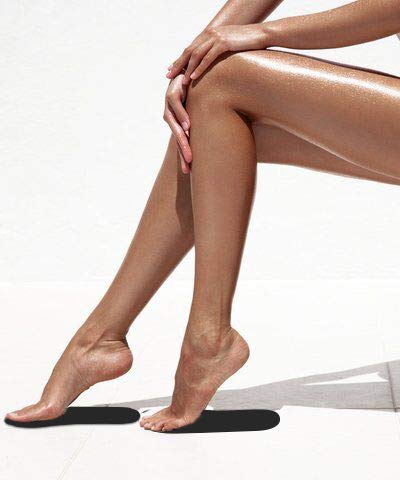 Deluxe 30Pairs(60Feets)Spray Tan Stick on Feet Pads Protectors PRO Sunless Airbrush Spray Tanning Tent Foot Protection (Black) Black - BeesActive Australia