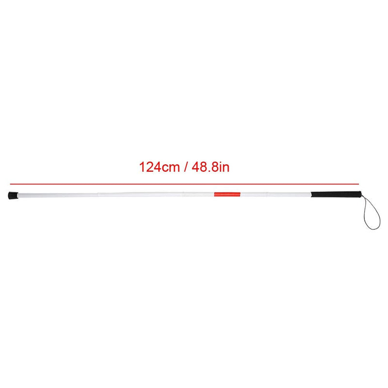 Folding Walking Stick - Portable Reflective Cane Crutch Anti-Shock Guide Walking Stick for Blind People (Local delivery) - BeesActive Australia