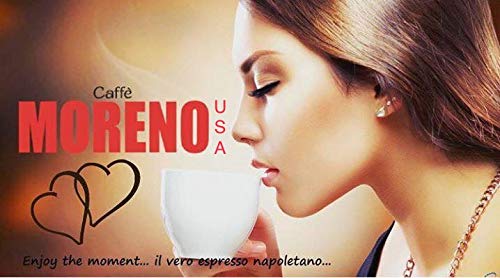 TOP Espresso 50 ESE PODS, CAFFE MORENO USA, Premium Roast, Made in Italy 🇮🇹 Il Vero Espresso Napoletano. - BeesActive Australia