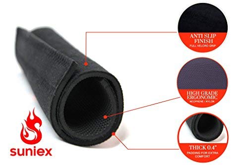 [AUSTRALIA] - HIGH Durability Squat Pad - Fits All Olympic Bars - Easy Carry – Super Grip Design - Neck & Shoulder Protective Pad - Barbell Pad for Squats, Lunges, Weight Lifting, Crossfit 