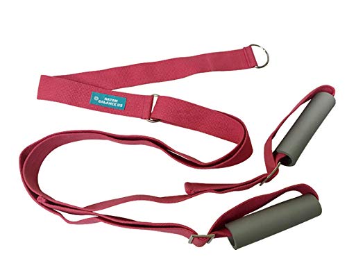 Leg Stretching Strap and Ballet Balance Board, 2 Pc. Set, Stretching, Disc Core Trainer and Flexibility Equipment for Dance, Gymnastics, Cheer or Figure Skating, Portable - BeesActive Australia
