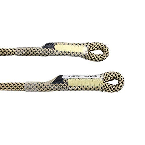 Pelican Rope Bulldog 8mm & 10mm - Friction Hitch 100% Technora, 5400 MBS, Prusik Arborist Rope, Tree Gear, Accessory Cord 28.0 Inches 8mm Diameter - BeesActive Australia