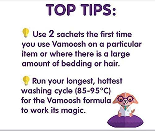 Vamoosh Pet Hair Dissolver 3x100g - BeesActive Australia