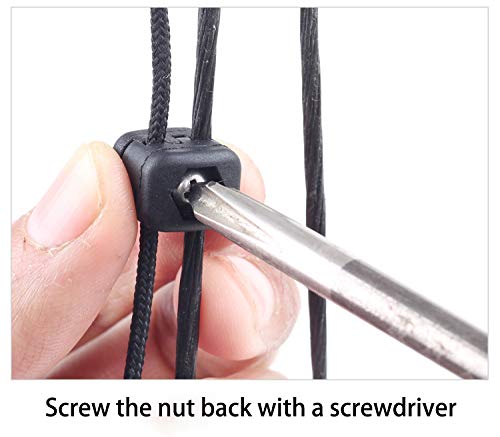 DEEPOWER Drop Away Arrow Rest Clamp Buckle, Plastic Fastener Clip for Adjusting Bowstring, Outdoor Archery Hunting Shooting Accessory - BeesActive Australia