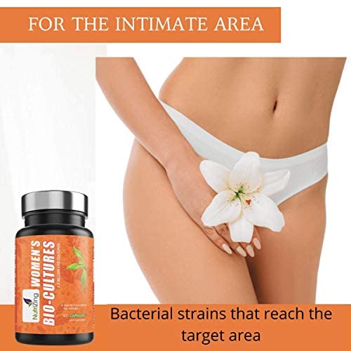 Live Cultures for Women. Nutritionist Formulated Special Bacterial Strains - Lactobacillus Reuteri and Lactobacillus Rhamnosus. Vegan & No Dairy. 2.5 Billion CFUs per Capsule by NutriZing - BeesActive Australia