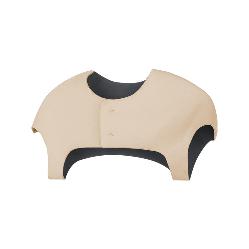 Double Shoulder Support Brace Winter Warm Support Protector Shawl Wrap Cuff for Neck Shoulders Breathable Velvet Heating Pad Protective Brace for Women Men Elderly Sleeping Relief Pain and Pressure Dark Grey - BeesActive Australia