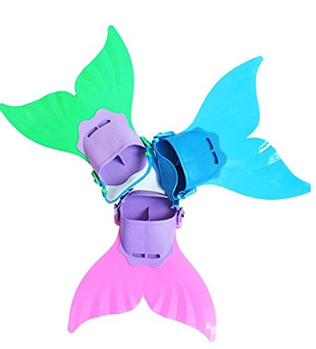 GALLDEALS Mermaid Monofin, Swim Fin for Kids, Girls, Boys, Monofin Mermaid Tails for Swimming Pink Kid Size - BeesActive Australia