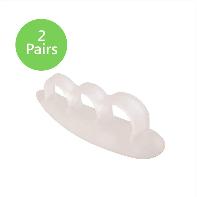 NatraCure Three Loop Hammertoe Corrector Pad Cushions (L/XL) - 2 Left and 2 Right 3 Loop Hammertoe - L/XL - 2 Pairs - BeesActive Australia