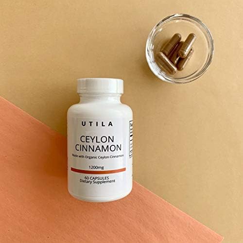 Organic Cinnamon Powder Ceylon Cinnamon 600mg in 1 Capsule 60 Capsules Ceylon Cinnamon Supplement [Parallel Import] - BeesActive Australia