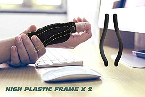 Thx4COPPER Compression Reversible Thumb & Wrist Stabilizer Splint for BlackBerry Thumb, Trigger Finger, Pain Relief, Arthritis, Tendonitis, Sprained, Carpal Tunnel, Stable, Lightweight, Breathable,S-M S-M - BeesActive Australia