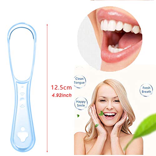 IKAAR 4PCS Tongue Scraper Tongue Cleaner Brush for Help Getting Rid of Bad Breath, Food Scraper to Keep Your Mouth Healthy and Clean - BeesActive Australia