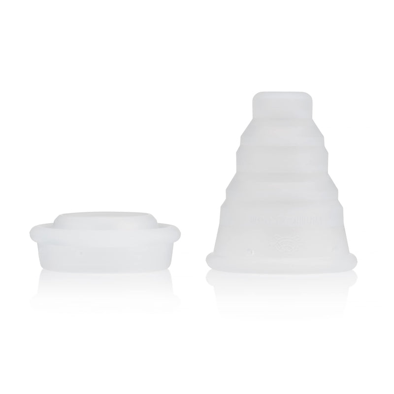 Funmicup No-stem Collapsible Menstrual Cup Period Cup for Those Who Have not had a Baby - Flexible and Reusable Menstrual Cups - Small - BeesActive Australia
