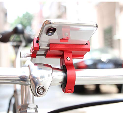 GUB G-81 Bicycle Phone Mount Stand 3.5-6.2inch Phone Metal MTB Bike Mobile Phone Handlebar Holder Mount Black - BeesActive Australia