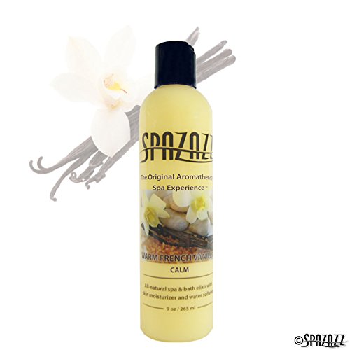 Spazazz Original Elixir Bottle Spa and Bath Aromatherapy, 9-Ounce, Warm French Vanilla Calm 1 - BeesActive Australia