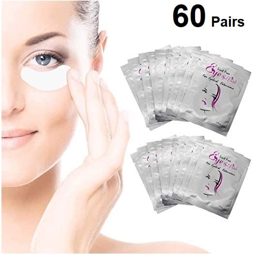Eye Gel Pads, 60 Pairs Eyelash Extension Pads Lints Free, Facials, Under Eye Gel Pads For Pro Salon and Individual Eyelash Extension - BeesActive Australia