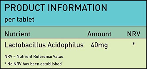 Probiotic 6 Billion CFU Lactobacillus Acidophilus Supplements Perfect For Bacteria Culture, Colon, Digestion | 60 Tablets - BeesActive Australia