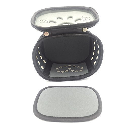 Portable Mini Poodle Carrier Hamster Cage - Travel Carry Bag Soft-Sided Kennel for Tiny Pet Small Animal Hedgehog Mouse Rat Sugar Glider Squirrel Chinchilla Rabbit Ferrest Gray - BeesActive Australia