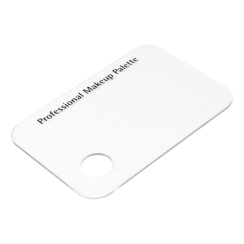 Makeup Palette - Clear Acrylic Makeup Nail Art Cosmetic Mixing Palette & Stainless Spatula Tool Set - BeesActive Australia