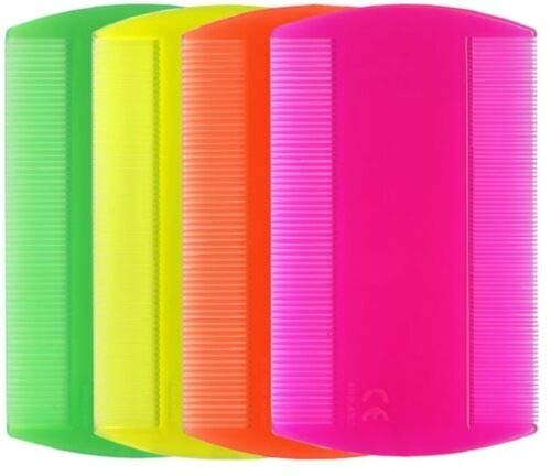 A1SONIC® Neon Double Sided Nit Comb for Head Lice Detection Comb | it removes Nits, Lice and Fleas and eggs (ORANGE) ORANGE - BeesActive Australia