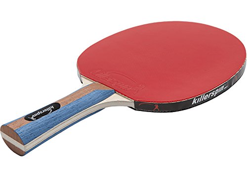 [AUSTRALIA] - Killerspin JET Set 2 Table Tennis Paddles and Ping Pong Balls, 2 Ping Pong Paddles and 3 Ping Pong Balls, Great for Beginners and Kids, Table Tennis Racket with Wood Blade, Jet Basic Rubber Grips Ping Pong Balls – Red & Black 