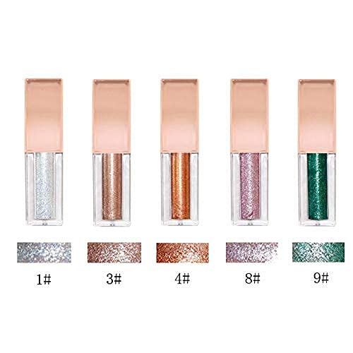 EpiLynx by Dr. Liia Long Lasting Liquid Eye Shadow I Allergen Free, Vegan - Metallic, Green 0.1 Fl Oz (Pack of 1) Green #9 - BeesActive Australia