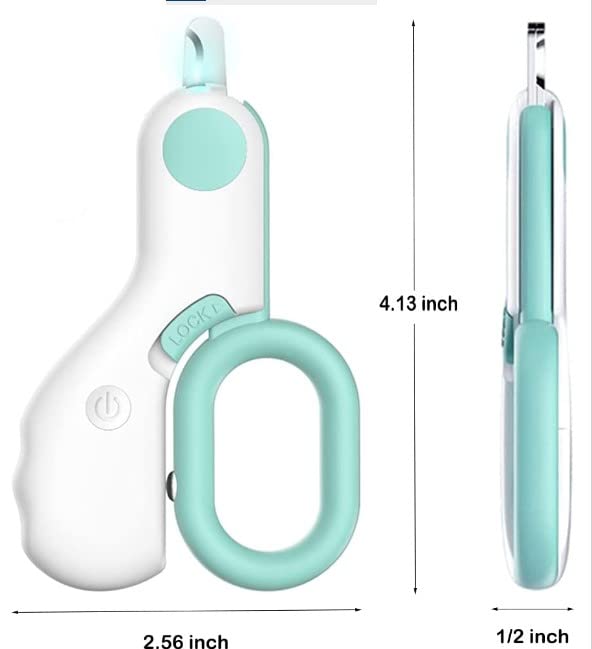 Small Animal Nail Clippers with LED Lights, Dog and cat Nail Trimmers, Professional Claw Trimmer for Tiny Dog Cat Kitten Bunny Rabbit Bird Guinea Pigs Ferret Hamsters. Avoid Excessive Cutting pink - BeesActive Australia