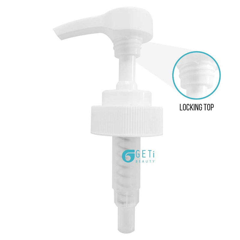 GETi Beauty SalonTop – 1-Pack Gallon - 128 oz Liquid Pump Dispenser – Fits Most Shampoo and Conditioner Jugs Bottles – Ideal use with Hand Sanitizer at Office, Salon or Home - 38/400 - 4cc 1 Pack - BeesActive Australia