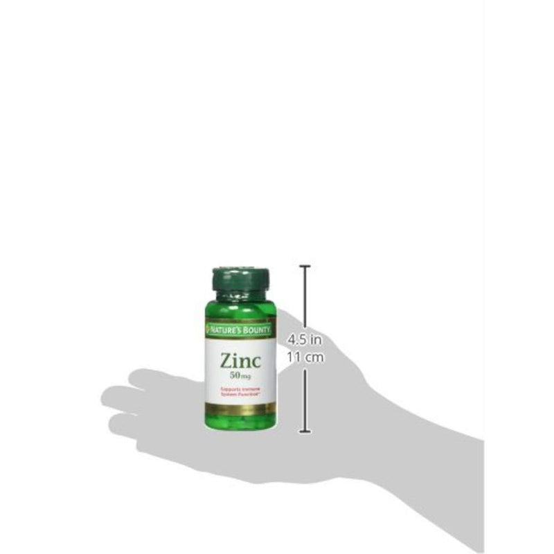 Nature's Bounty Zinc 50 mg Caplets 100 ea (Pack of 2) - BeesActive Australia
