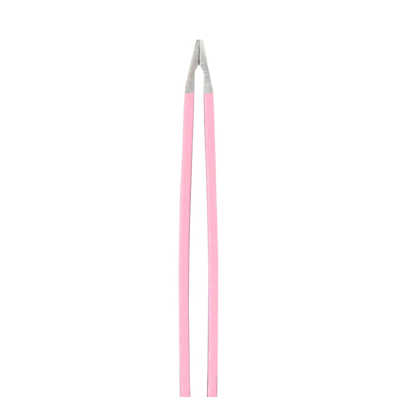 Slant Tweezers – Precision Slant-Tip Pink Eyebrow Tweezer Stainless Steel Facial Hair Plucking for Men and Women - BeesActive Australia