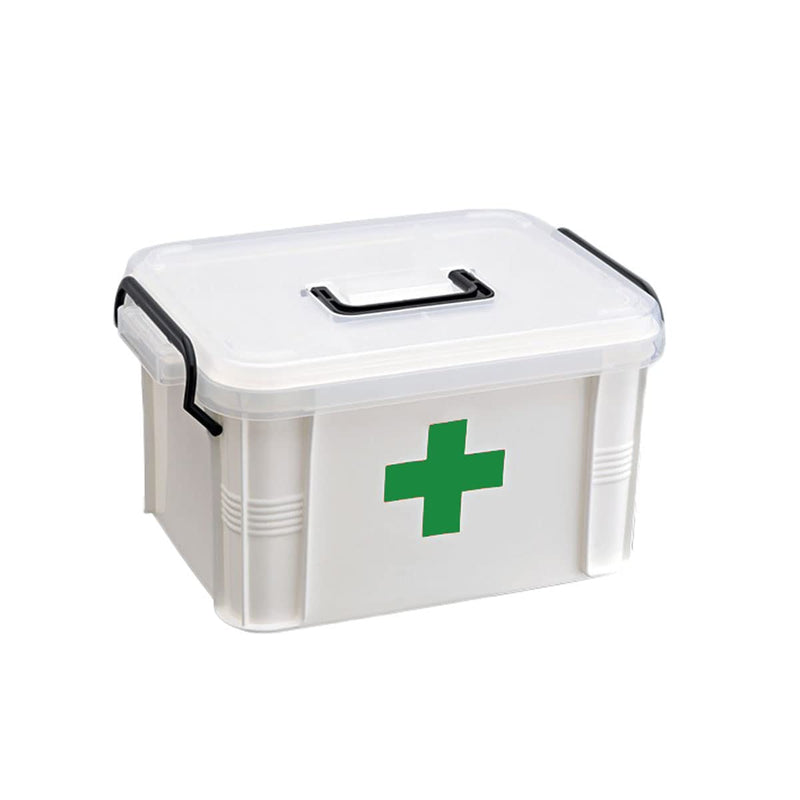 GOLDBEARUK Plastic Portable Medical Chest Clip Fastenings Upper level Compartments (Small Size) Small Size - BeesActive Australia