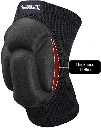 [AUSTRALIA] - Luwint Junior Youth Unisex Protective Basketball Volleyball Knee Pads - Elastic Anti-Slip Compression Knee Sleeves Support for Gardening Weightlifting Fitness Sports for Men Women, 1 Pair 