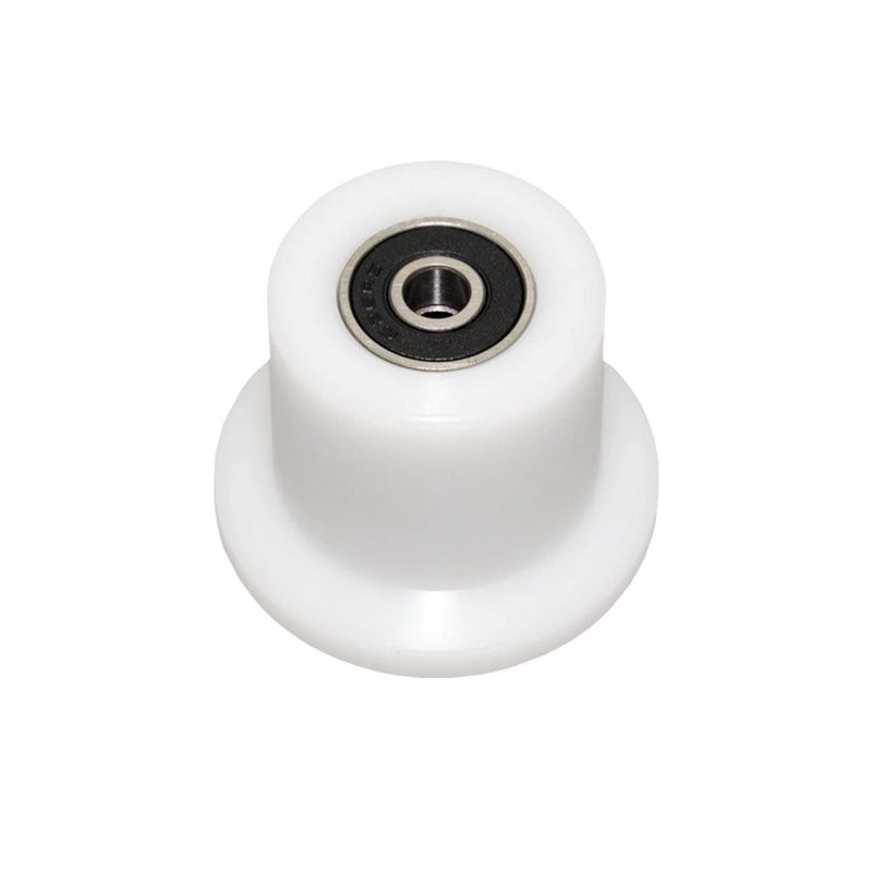 Total Gym Wheels/Rollers Replacement Set of 4 Machined Wheels/Rollers for Models XL, XLS and Some 3000 XL,All FIT, Made from Solid Engineering Plastic- (White) - BeesActive Australia