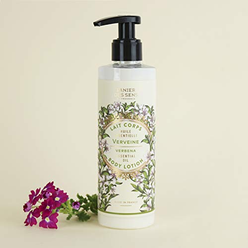 Panier des Sens Body Lotion, Moisturizer, Verbena - Made in France 97% natural - 8.45 Floz/250 ml - BeesActive Australia