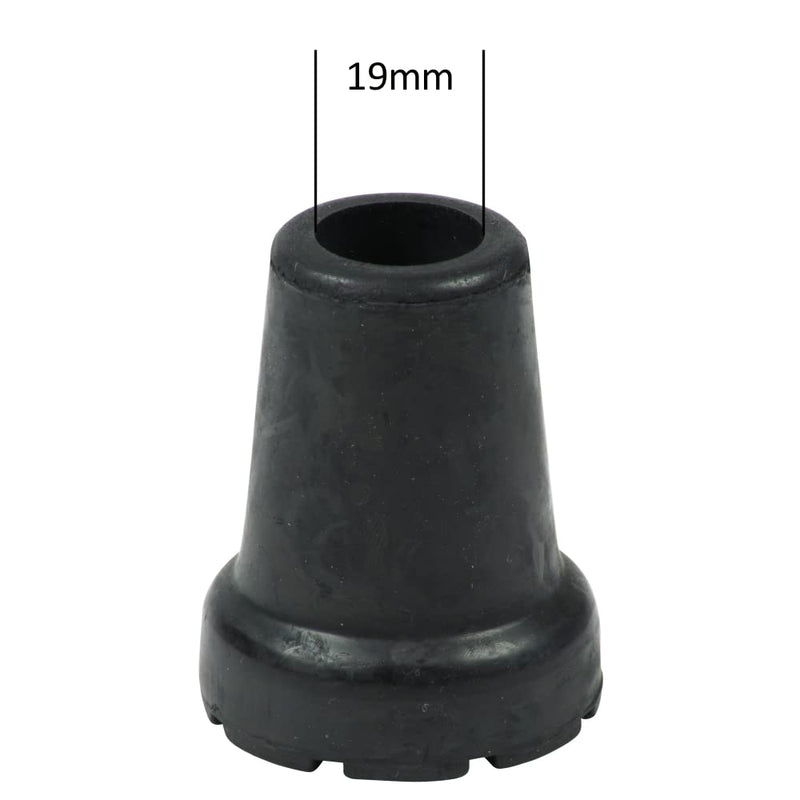 Pack of Four Shock Absorbing 19mm Rubber Ferrules for Walking Sticks by Lifeswonderful® - BeesActive Australia