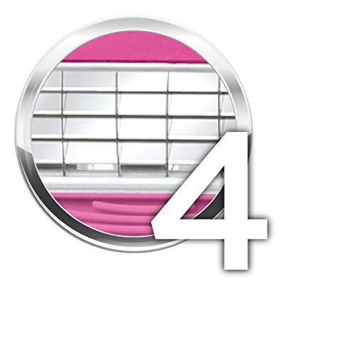 Wilkinson Sword Quattro for Women razor blades for ladies razors, 3 + 1 pieces 4 Count (Pack of 1) - BeesActive Australia