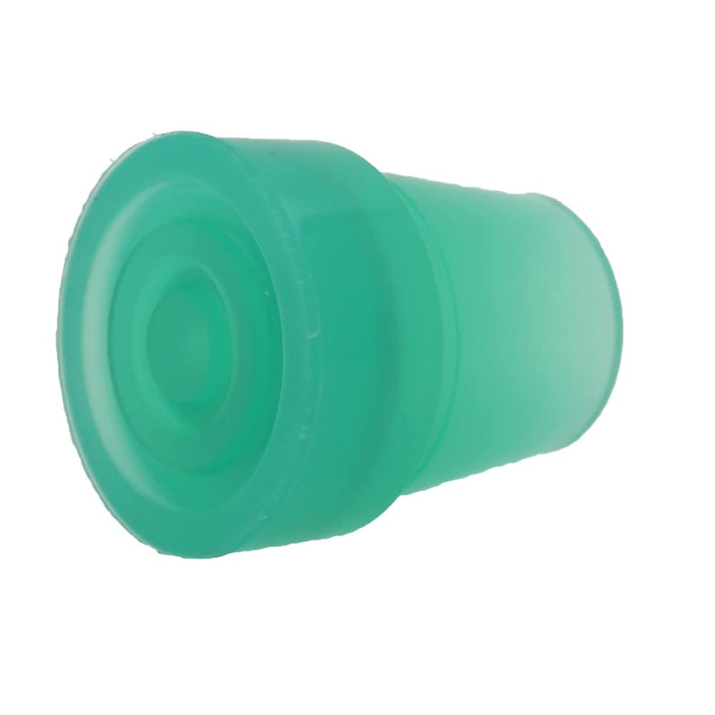 2Pcs: 19mm 3/4" Glow Green in The Dark Rubber Ferrules for Walking Sticks - by Lifeswonderful - BeesActive Australia
