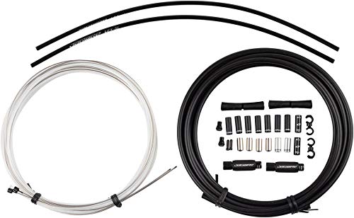 Jagwire - Universal 2X Elite Sealed DIY Shift Cable Kit | for Road, MTN, and Gravel Bike | SRAM and Shimano Shifter Compatible, Polished Ultra Slick Cables with Lubricated Liners, 3 Colors Black - BeesActive Australia