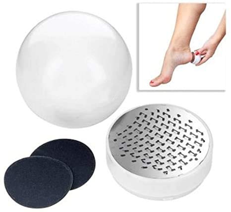 CS Beauty Pedi Ball ~ Foot File - Hard Skin Remover ~ Callus Dry Dead Skin Remover - Foot File with Finishing Pads - BeesActive Australia