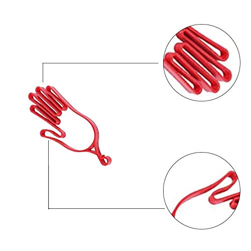 QHALEN 1 Pair Golf Gloves Stretcher Holder Keeper Hanger for Gloves Maintenance Accessory Equipment Red - BeesActive Australia