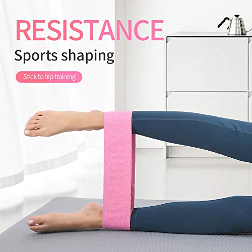 Leepakyuan Resistance Bands for Women Legs and Butt (3 Level Pack),Non Slip Elastic Booty Exercise Bands, Wide Fabric Workout Bands Sports Fitness Bands for Women Indoor Hip Training - BeesActive Australia