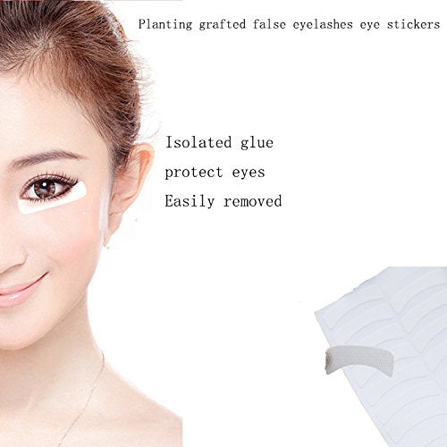 Eyelash Pads Eyelash Shield Effect Under Eye Patches Eye Gel Patches Disposable Eye Protector Shield Pad for Eyelash Extension Grafting Eyelashes Pads Eye Shield Makeup Shield 100 pcs - BeesActive Australia