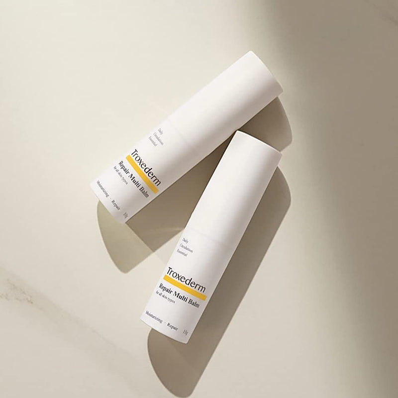 TROXEDERM Repair Multi Balm - Fine Line Care for Youthful Skin with a Natural Glow, Nourishing and Refreshing, Contains Shea Butter, Sunflower Seed Oil, Troxerutin, and Adenosine. 0.35oz (10g) - BeesActive Australia