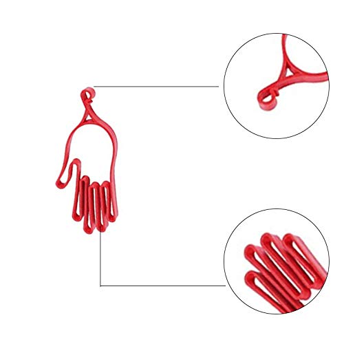 QHALEN 1 Pair Golf Gloves Stretcher Holder Keeper Hanger for Gloves Maintenance Accessory Equipment Red - BeesActive Australia