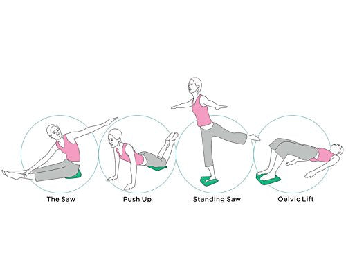 Gima 47095 - Balance Wedge Cushion, Air Filled, for Correct Posture, Back Support, Pilates, Ergonomic Sitting. - BeesActive Australia