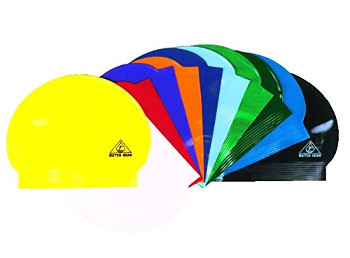 [AUSTRALIA] - Water Gear Latex Swim Cap - Yellow 