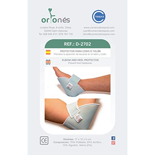ORTONES | Heel and Elbow Protectors for Pressure Sores | 1 Pair | Left and Right Foot - BeesActive Australia